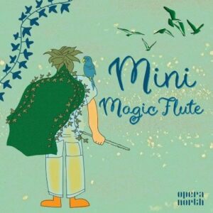 Mini Magic Flute illustration with Opera North logo