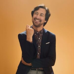 Tom Poster with orange background